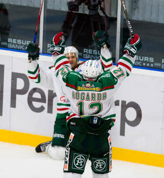 Mikael Gath och Peter Högardh, Rögle, jubel