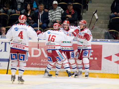 Tom Wandell, Timrå gör 0-1, jubel