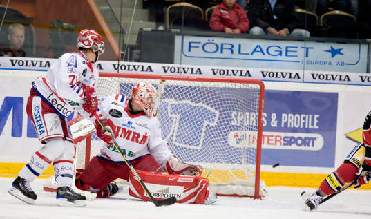 Johan Backlund, Målvakt Timrå och Jonathan Hedström