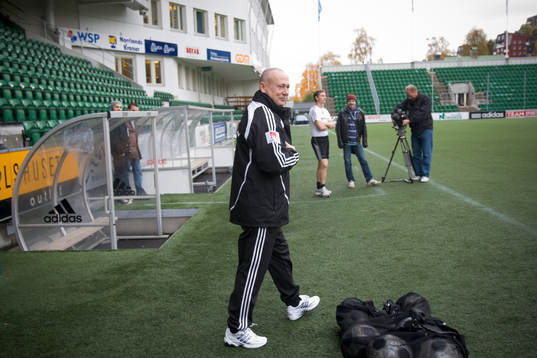 Sören Åkeby, tränare, med sin nya klubb GIF Sundsvall