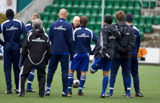 Sören Åkeby, tränare, med sin nya klubb GIF Sundsvall