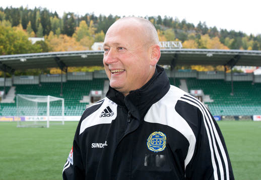 Sören Åkeby, tränare, med sin nya klubb GIF Sundsvall