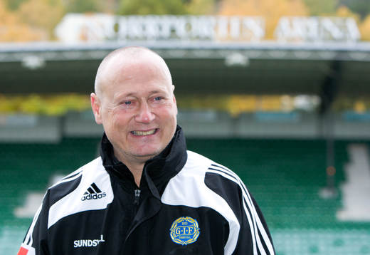 Sören Åkeby, tränare, med sin nya klubb GIF Sundsvall
