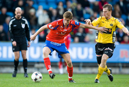Marcus Bergholtz, mittfältsdebutant som imponerade,