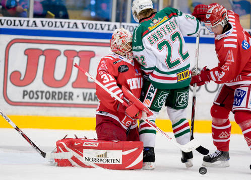 Johan Backlund, Målvakt Timrå och Tommy Enström, Rögle