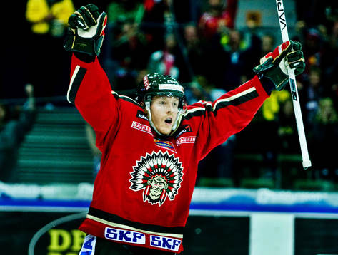 Andreas Karlsson, Frölunda, jubel