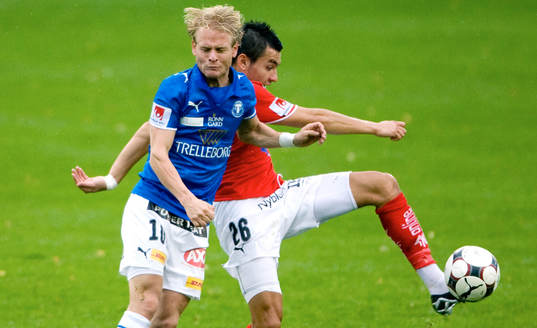 Erik Sundin, Trelleborg och Emin Nouri, Kalmar