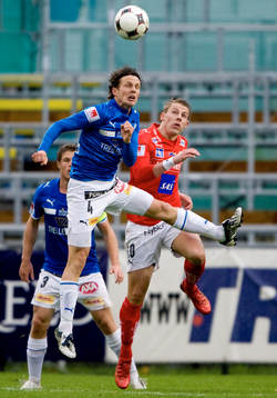 Kristian Haynes och Patrik Ingelsten, nickduell