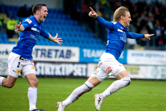Magnus Andersson, TFF gör 2-1. Jubel