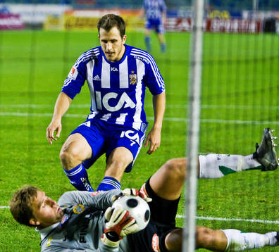 Tobias Hysén, Göteborg. Kristoffer Björklund, målvakt i