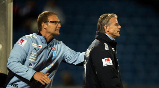 Roland Nilsson, tränare och Hans Gren, assisterande