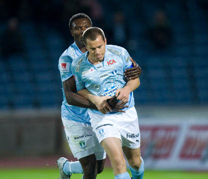 1-0, straff, Daniel Andersson grattas av Edward Ofere