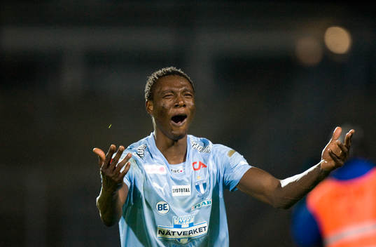 3-1, Edward Ofere, jubel