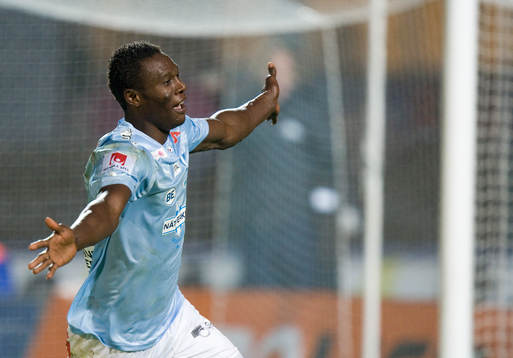 3-1, Edward Ofere, jubel