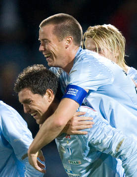 2-0, Daniel Andersson, jubel, glädje