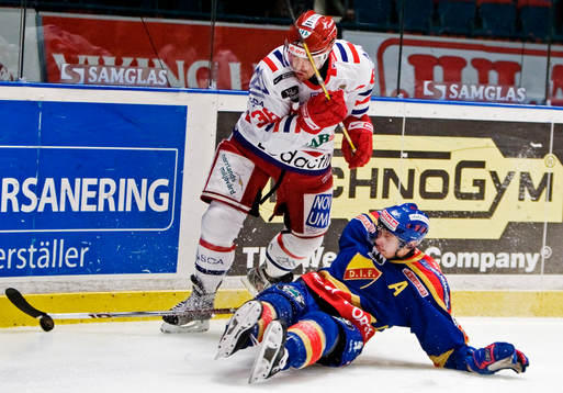 Pär Styf, Timrå, och Christian Eklund, Djurgården, i