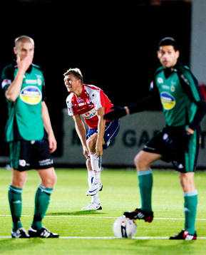 Marcus Allbäck, Örgryte grinar illa, avspark
