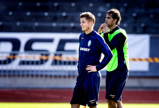 Markus Rosenberg och Johan Elmander