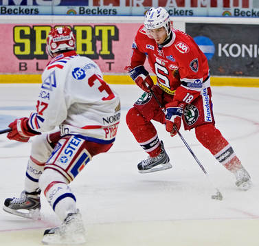 Sebastian Erixon, Timrå, jagar Linus Videll, Södertälje