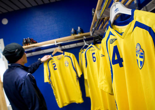 I spelarnas omklädningsrum