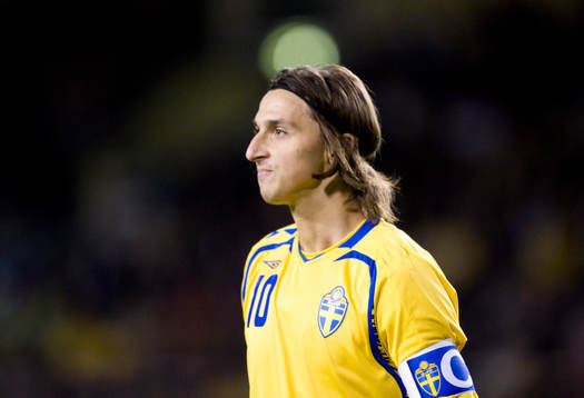 Lagkapten Zlatan Ibrahimovic