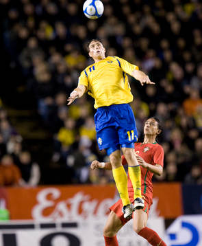 Johan Elmander når högst