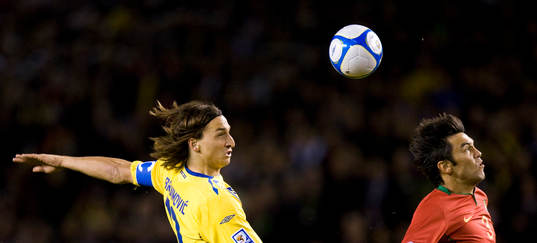 Zlatan Ibrahimovic och Paulo Ferreira