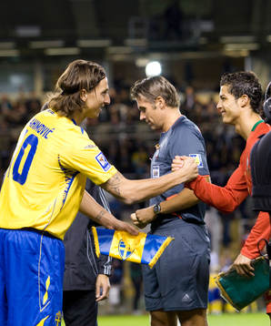 Zlatan Ibrahimovic, Sverige och Cristiano Ronaldo, Portugal