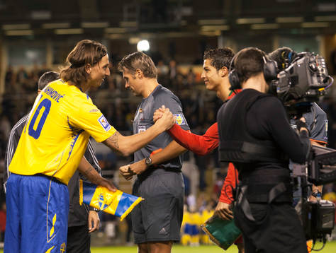 Zlatan Ibrahimovic, Sverige och Cristiano Ronaldo, Portugal