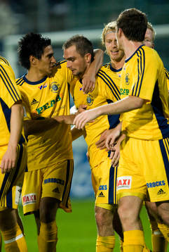 Patrik Larsson, Ängelholm, jubel
