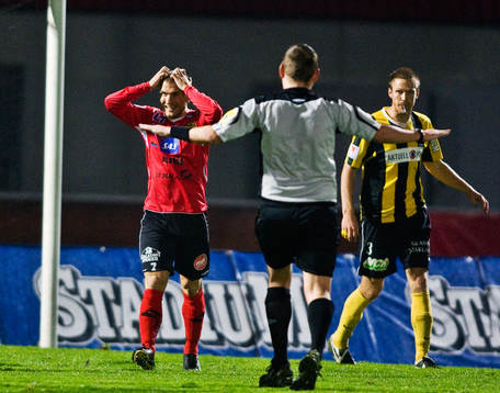 Mjällby och Johan Svensson får kvitteringsmål bortdömt