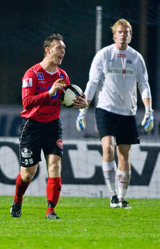 Christoffer Källqvist, målvakt Häcken. Niklas Skoog,