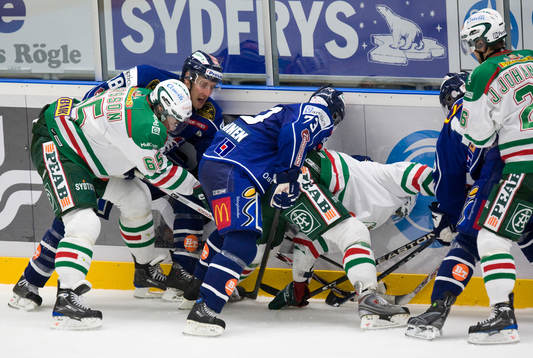 Tilltrasslat vid sargen, Eric Beaudoin och Petri