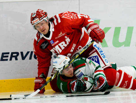 Toni Mäkiaho, Timrå och Mads Bödker, Rögle