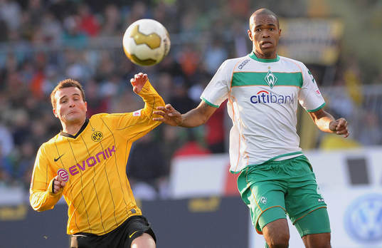 Fotboll, tysk, Bundesliga, Werder Bremen - Borussia