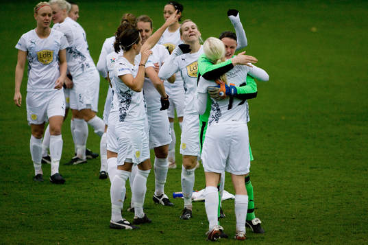 Caroline Jönsson, målvakt LDB, gjorde sin sista match