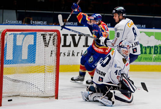 Andreas Engqvist, Djurgården, gör 3-0 bakom Daniel