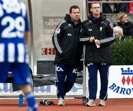 Stefan Rehn och Jonas Olsson, tränare