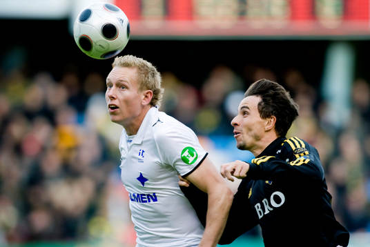 Anders Whass, Norrköping, och Daniel Mendes, AIK
