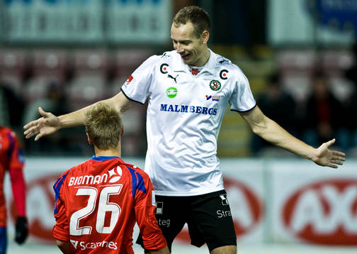 Kim Olsen, Örebro gjorde 2-1. Jubel
