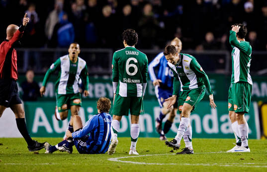 David Johansson, Hammarby, är frustrerad