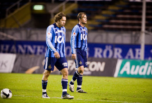 Andrej Komac och Markus Johannesson, Djurgården, depp