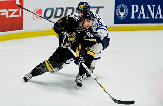 Mattias Beck, AIK, och Jan Huokko, Leksand
