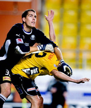 Johan Dahlin, målvakt, Trelleborg, Joakim Sjöhage,