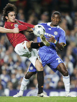 Alberto Aquilani och Salomon Kalou