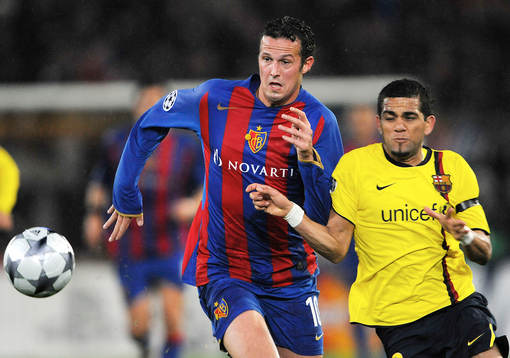 Marco Streller och Daniel Alves