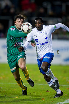 Aleksandar Kitic, Ljungskile, och Russell Mwafulirwa,