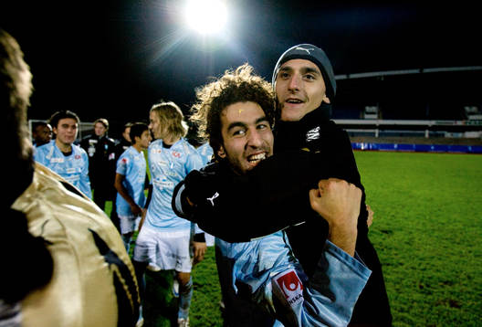 Jimmy Touma, Agon Mehmeti MFF Jubel