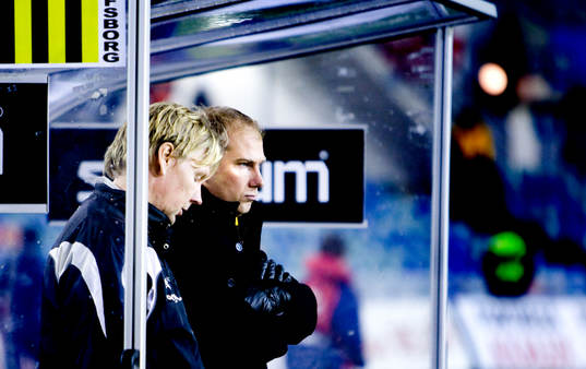 Peter Wettergren, assisterande tränare, Magnus Haglund,