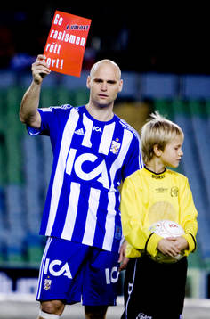 Thomas Olsson, Göteborg, ger rasismen rött kort